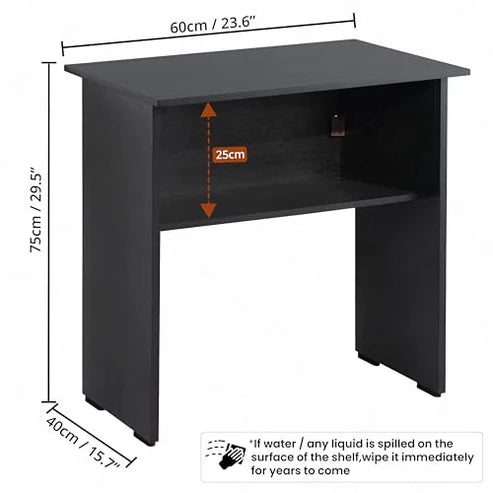 Study Table for Students with UnderDesk Storage Shelf