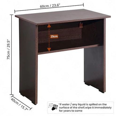 Study Table for Students with UnderDesk Storage Shelf