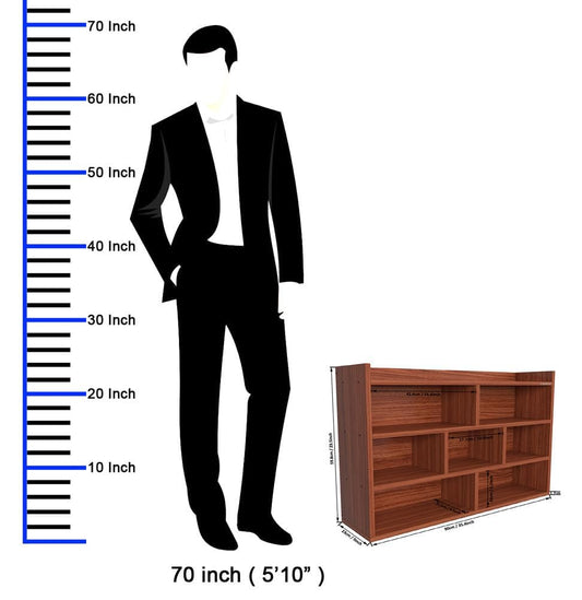 Junco Standing Bookcase with Open Shelf