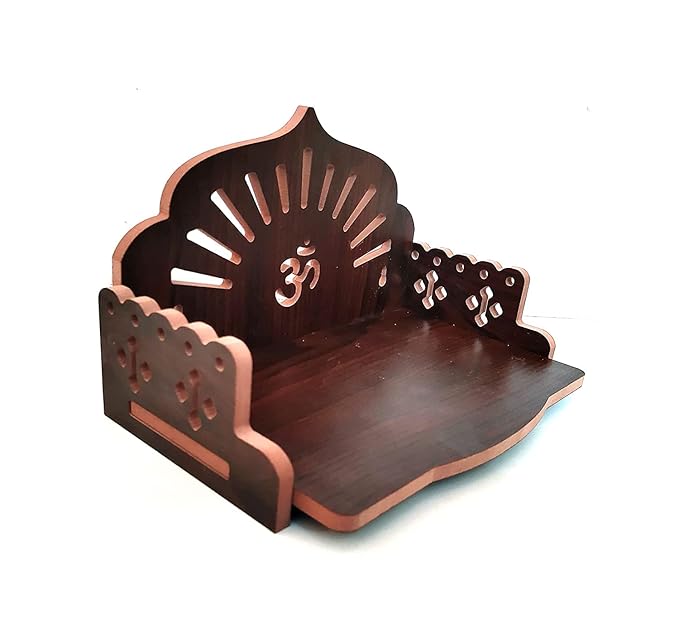 Junco Plywood Small Wooden Temple for Home Office and Shop