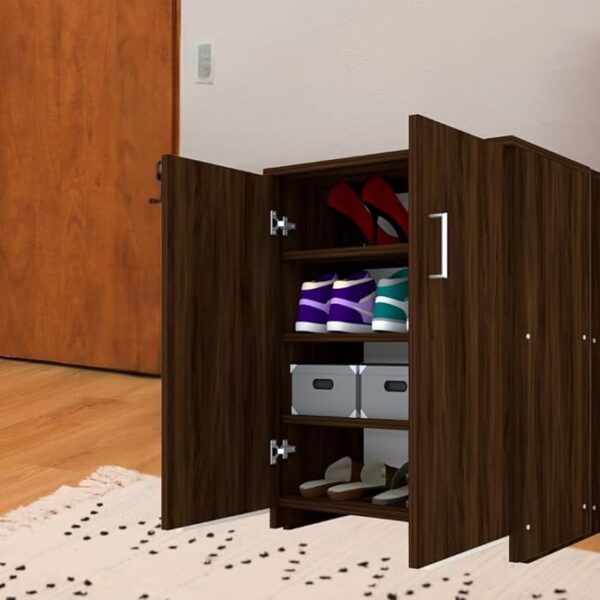 Junco 2 Door Shoe Rack | Engineered Wood | Multi-Purpose