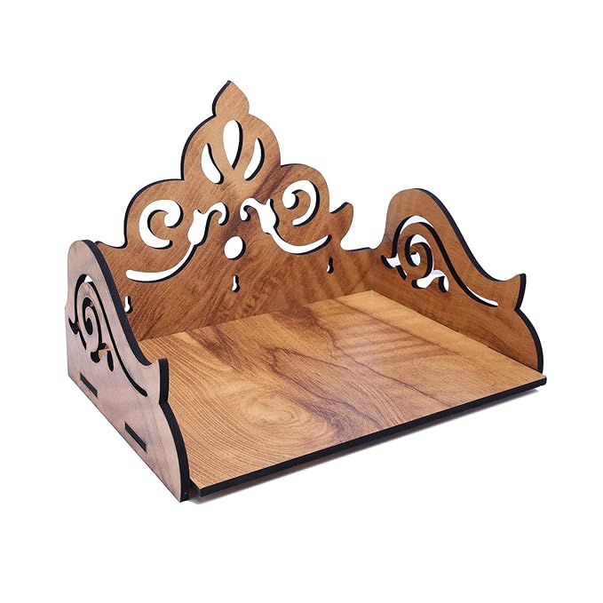 Junco Wooden Pooja Stand for Home Pooja Mandir
