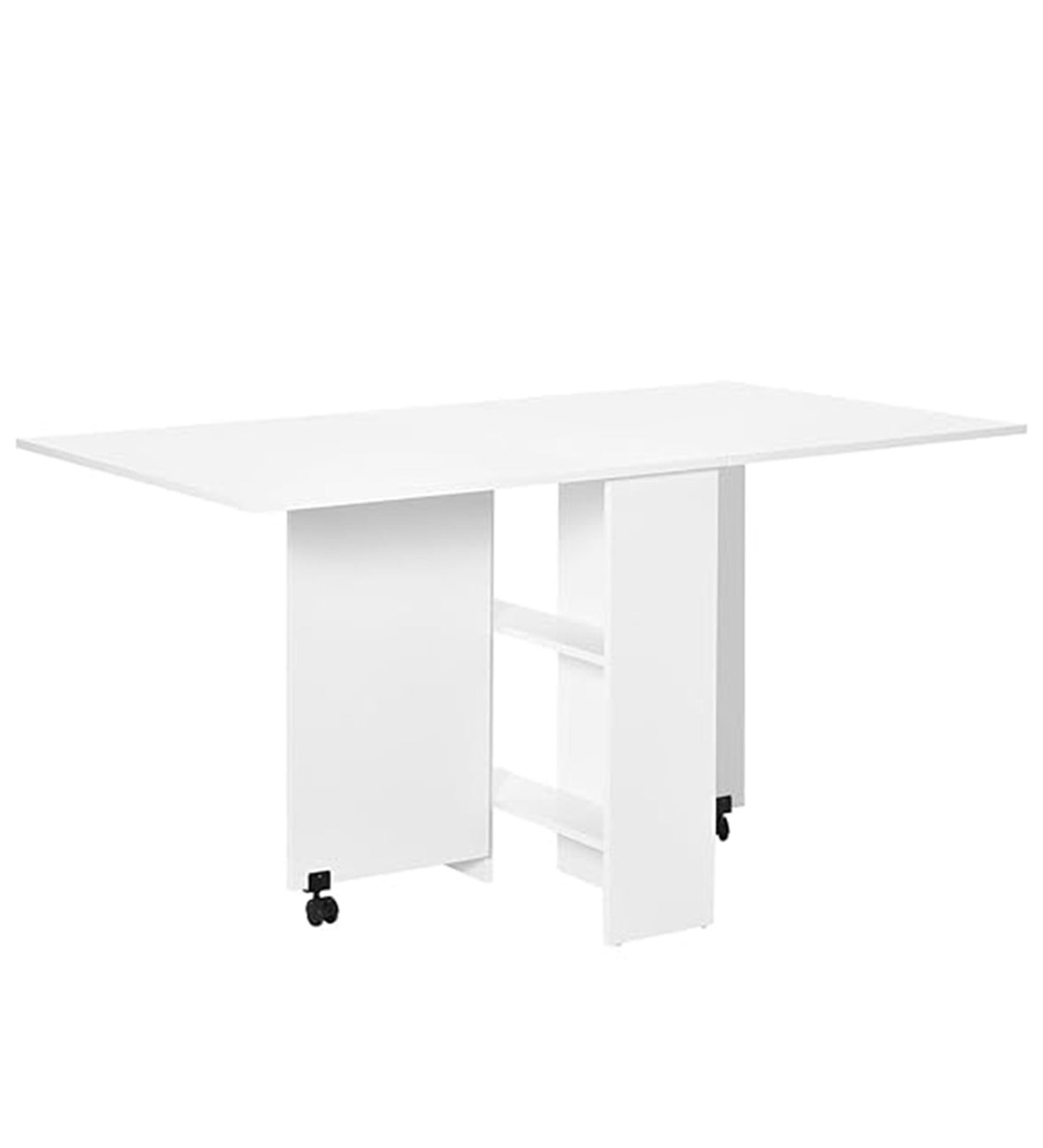 Junco White Foldable Dining Table