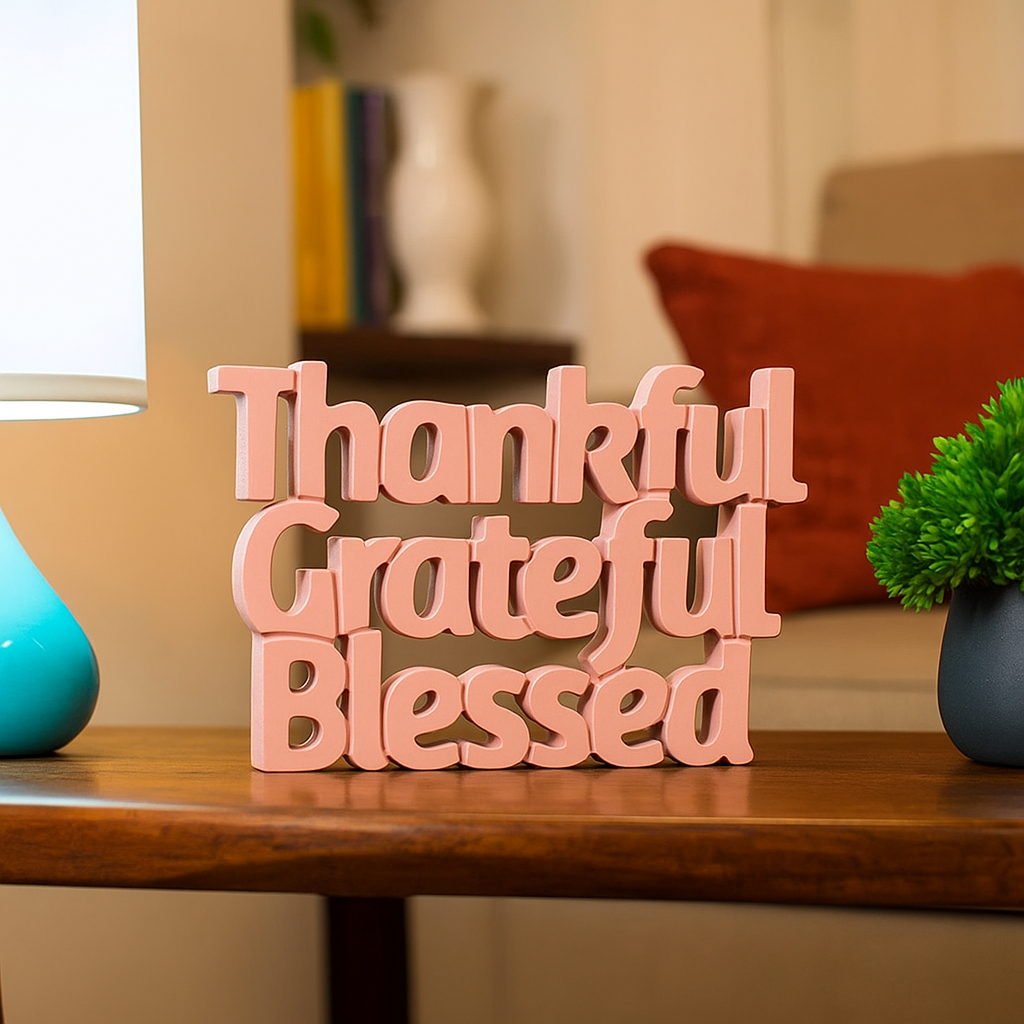 Thankful Grateful Blessed