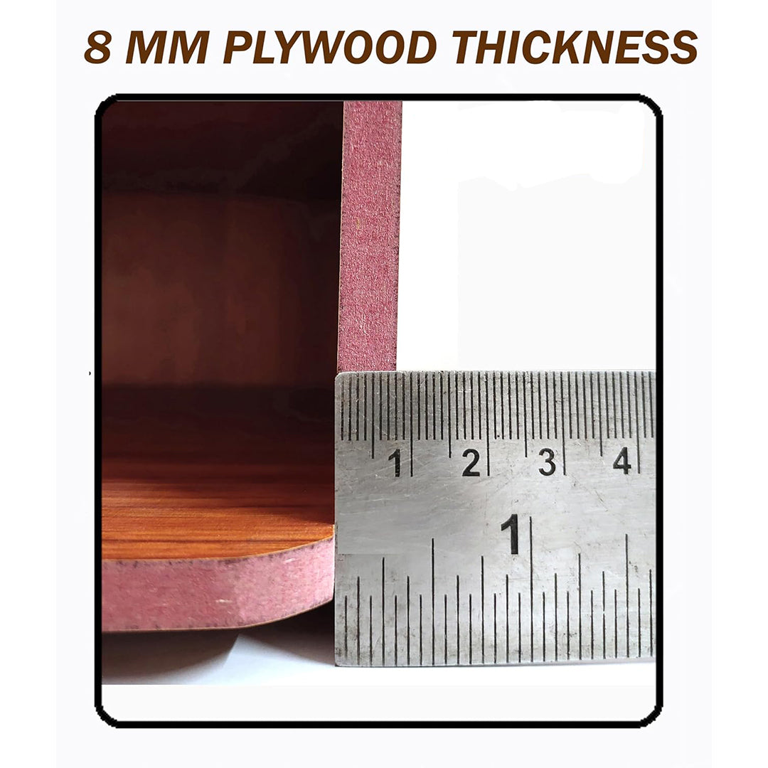 Junco Plywood Small Wooden Temple for Home Office