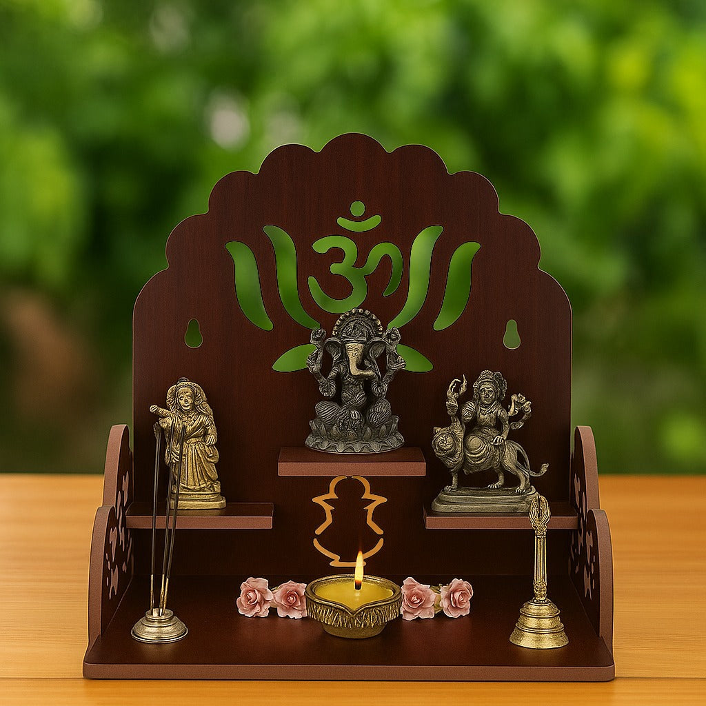 Junco Beautiful Wooden Puja Temple