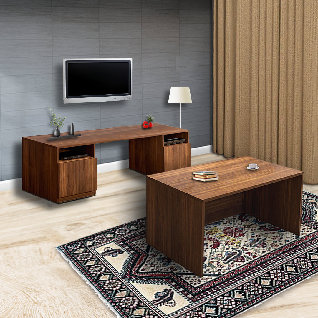 Junco Tv Unit With Hidden Coffee / Centre Table