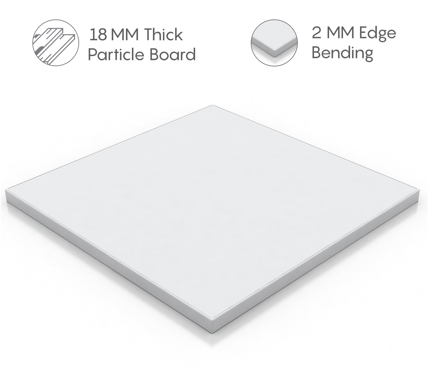 Junco Rectangular Coffee Table with Frosty White Top