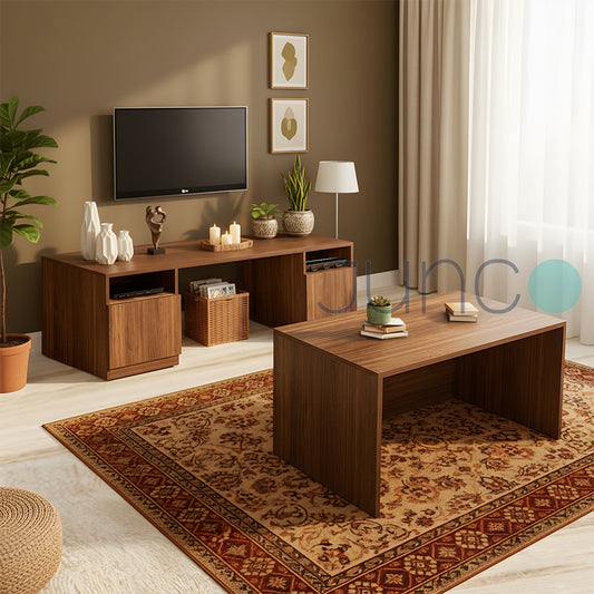 Junco Tv Unit With Hidden Coffee / Centre Table