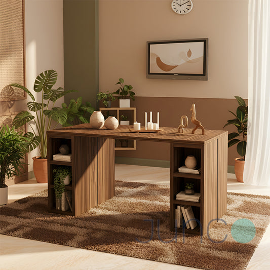 Junco All-In-One TV Stand+Desk+Dining Table