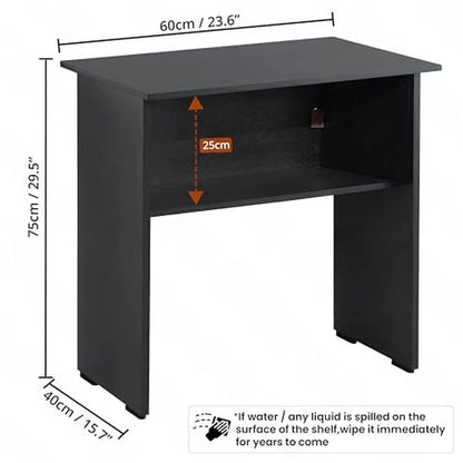Study Table for Students with UnderDesk Storage Shelf