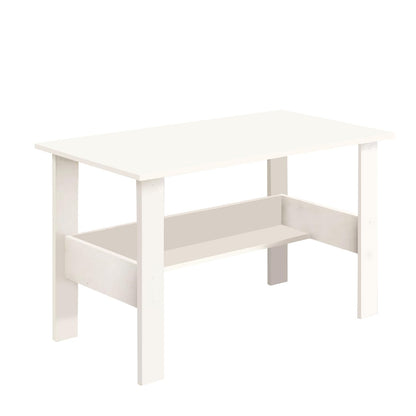 Junco White Wood Computer Desk