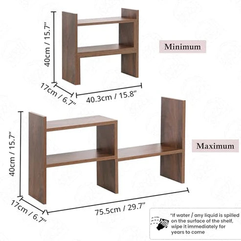 DIY Desk Organizer – Table Top Shelf | Desktop Storage