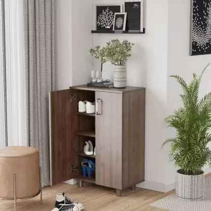 Junco Engineered Wood Shoe Rack