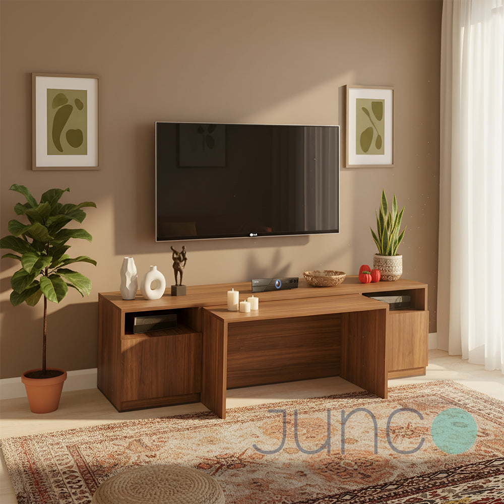 Junco Tv Unit With Hidden Coffee / Centre Table