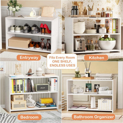 Multipurpose Organizer Rack for Kitchen, Entryway, Bedroom & Living Room