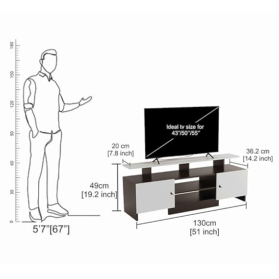 Junco Engineered Wood Tv Unit