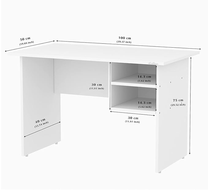 Junco Grabby Engineered Wood Study Table, Writing Desk