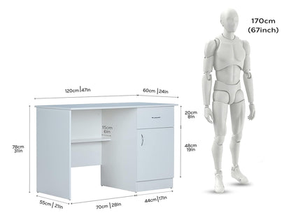 Junco Hermes Engineered Wood Study & Computer Table