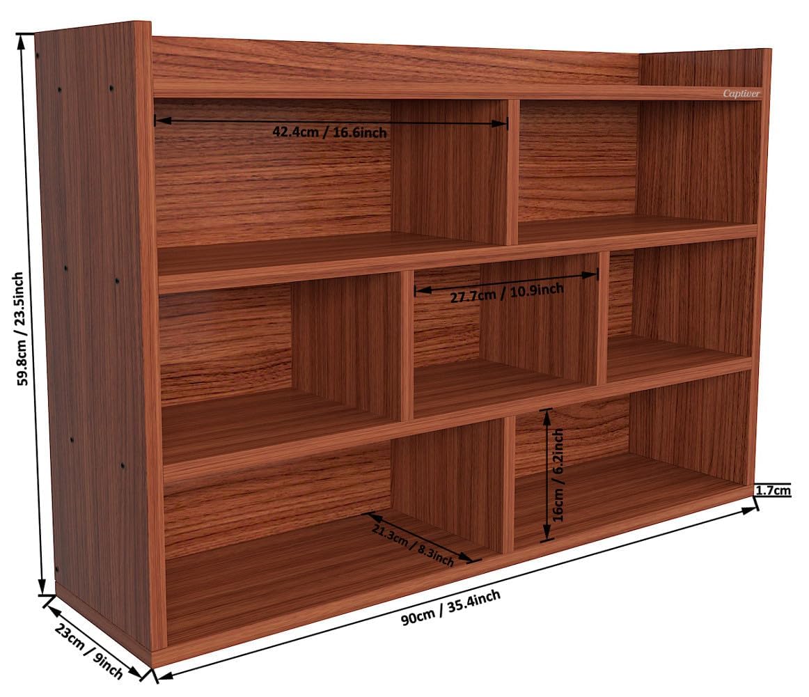 Junco Standing Bookcase with Open Shelf