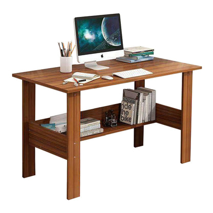 Junco Brown Wood Computer Desk