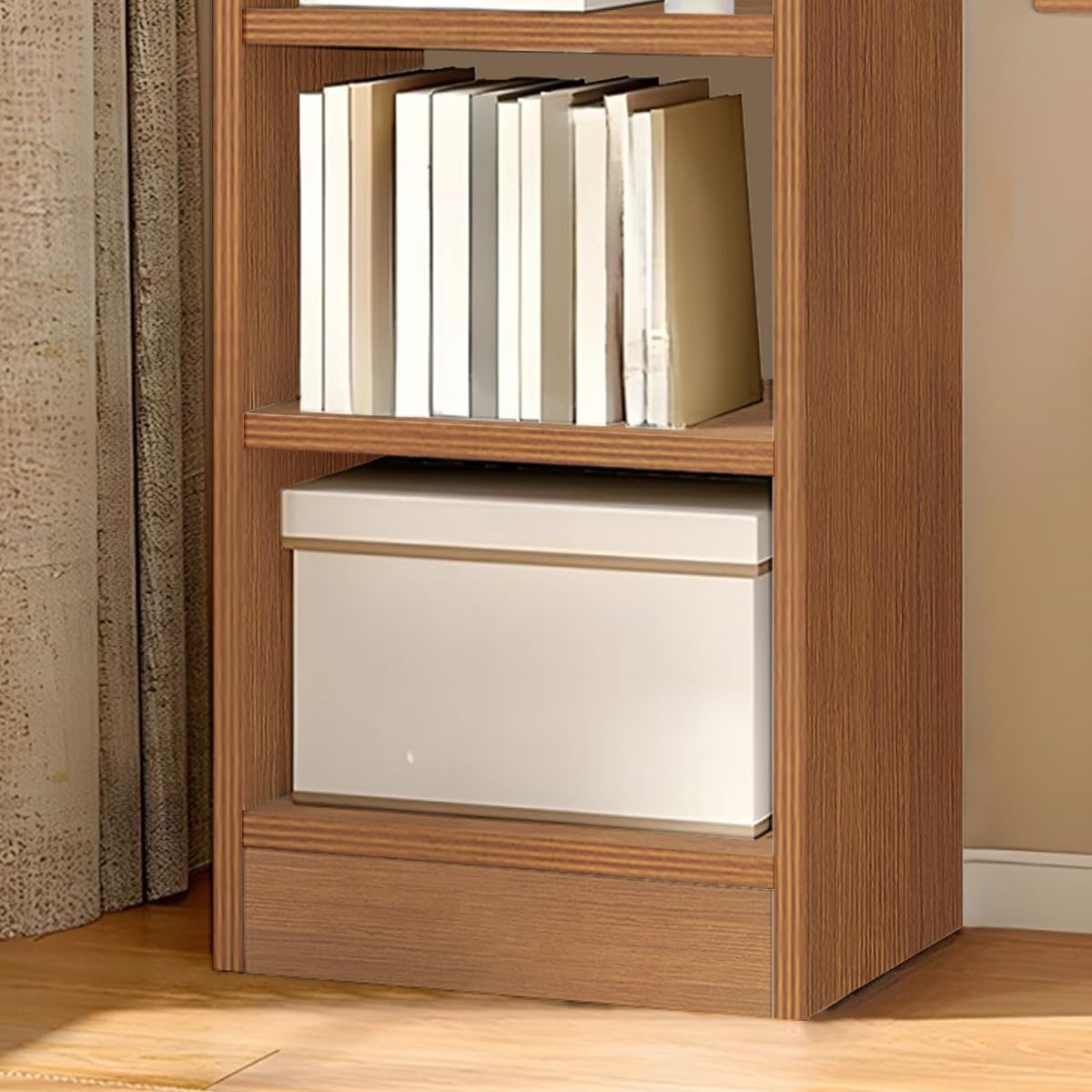 Junco 3 Layer Wood Rack Bookshelf Storage
