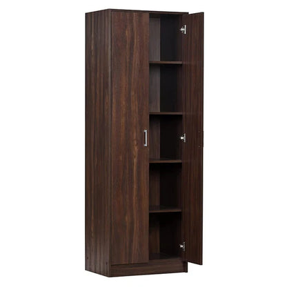 Junco Engineered Wood Book Shelf and Display Unit (Walnut, Matte Finish)