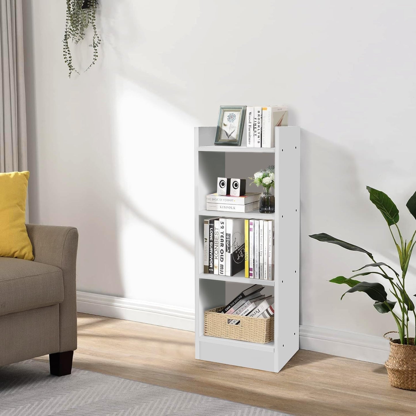 Junco 3 Layer Wood Multipurpose Rack Bookshelf Storage