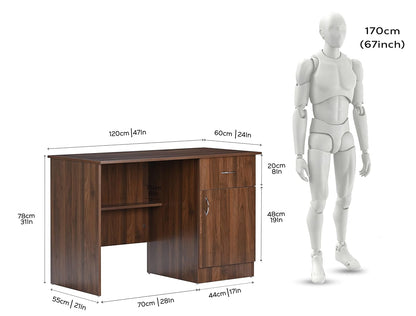 Junco Hermes Engineered Wood Study & Computer Table
