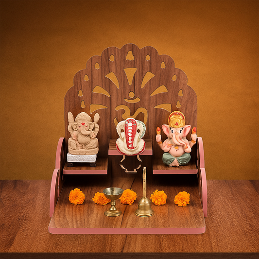 Junco Wooden Home Pooja Temple Mandir
