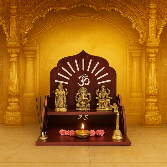 JUNCO Beautiful Wooden Temple/ Home Temple