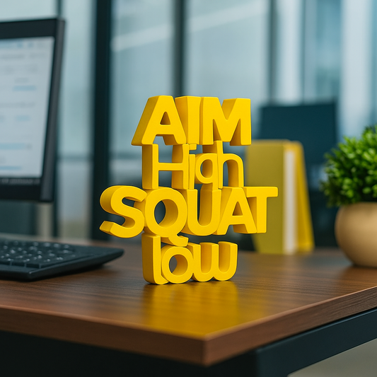 Aim High Squat Low