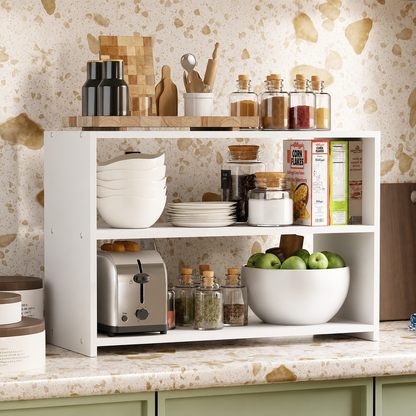 Multipurpose Organizer Rack for Kitchen, Entryway, Bedroom & Living Room