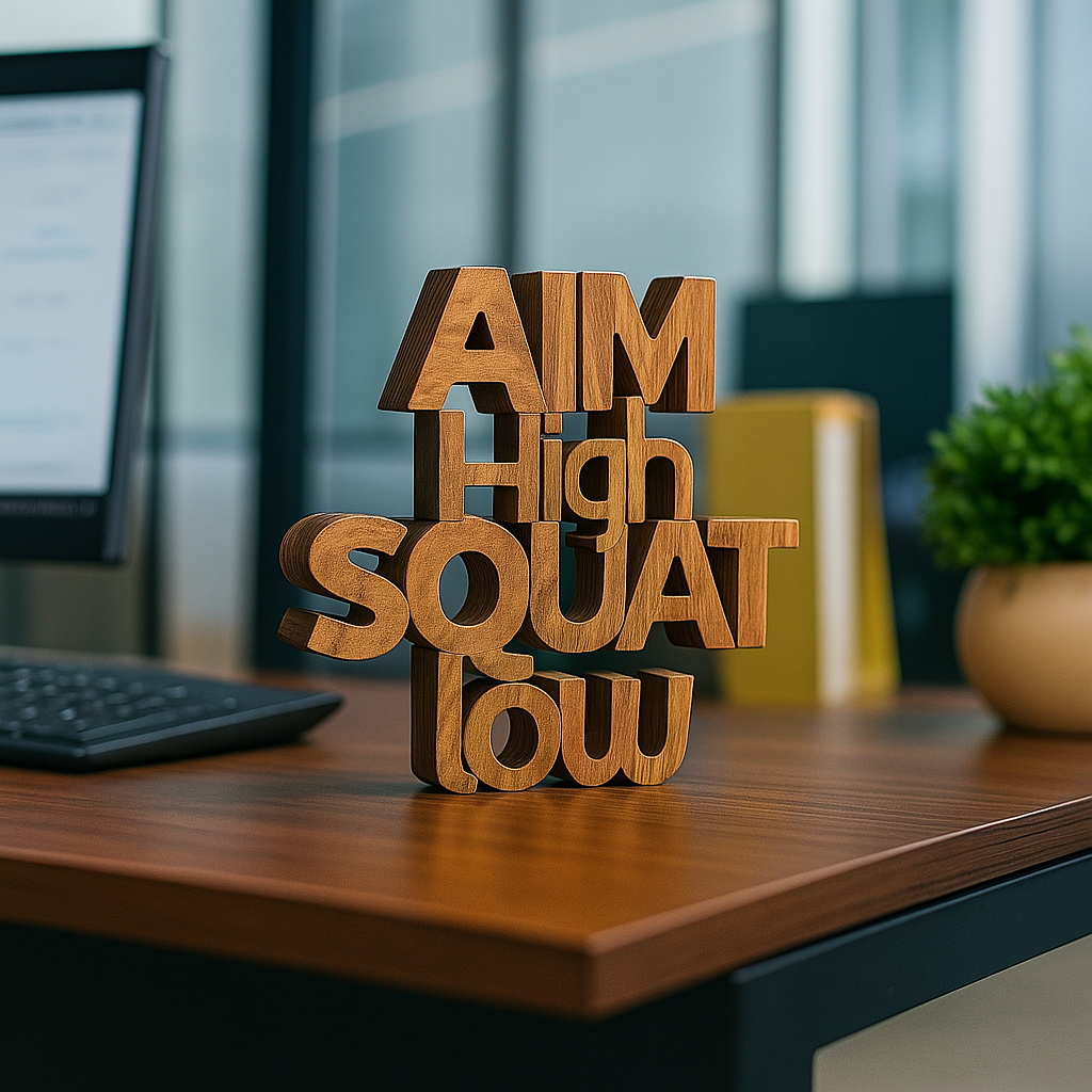 Aim High Squat Low