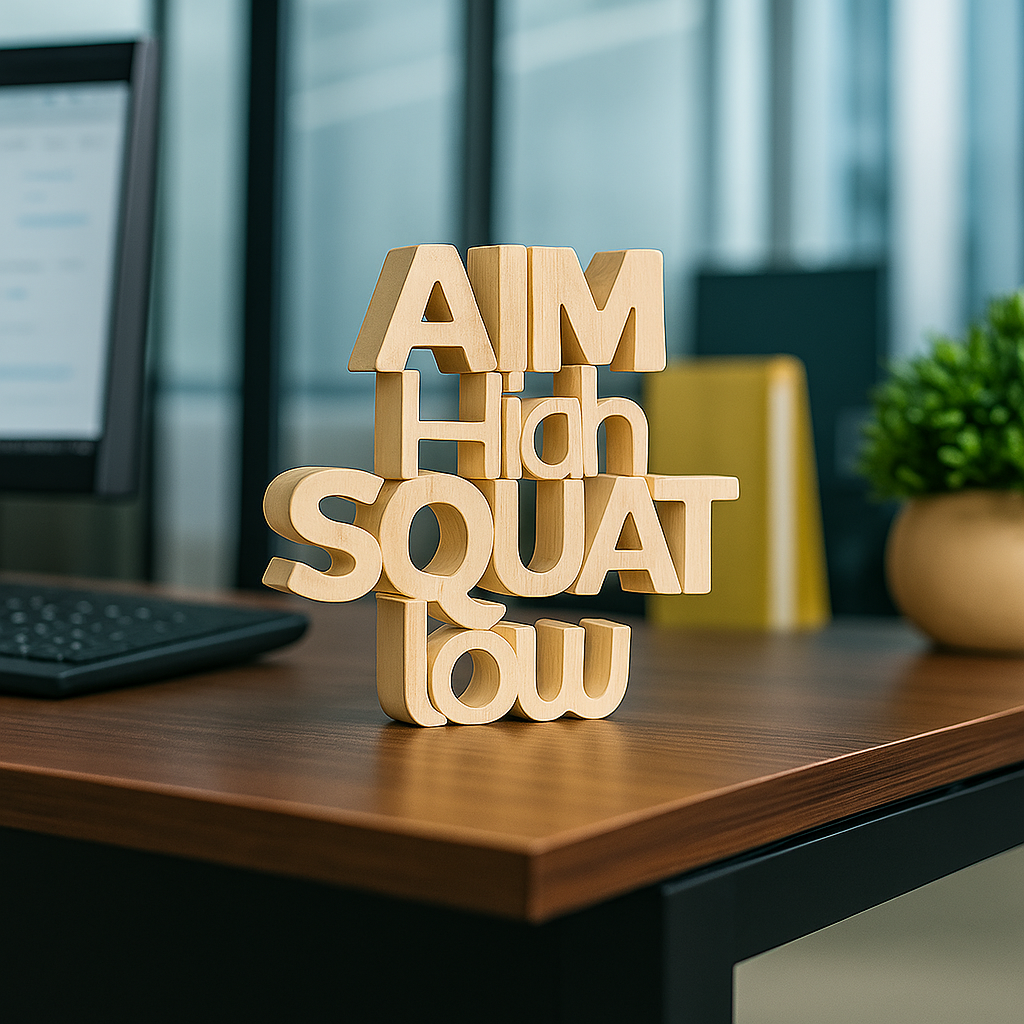 Aim High Squat Low