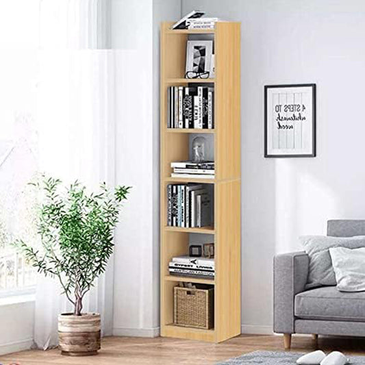 Junco 6 Layer Wood Bookshelf Decor Storage