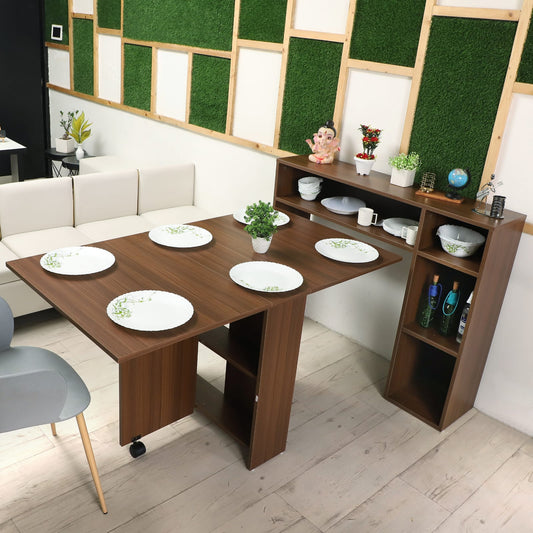 Junco Foldable dining table with docking