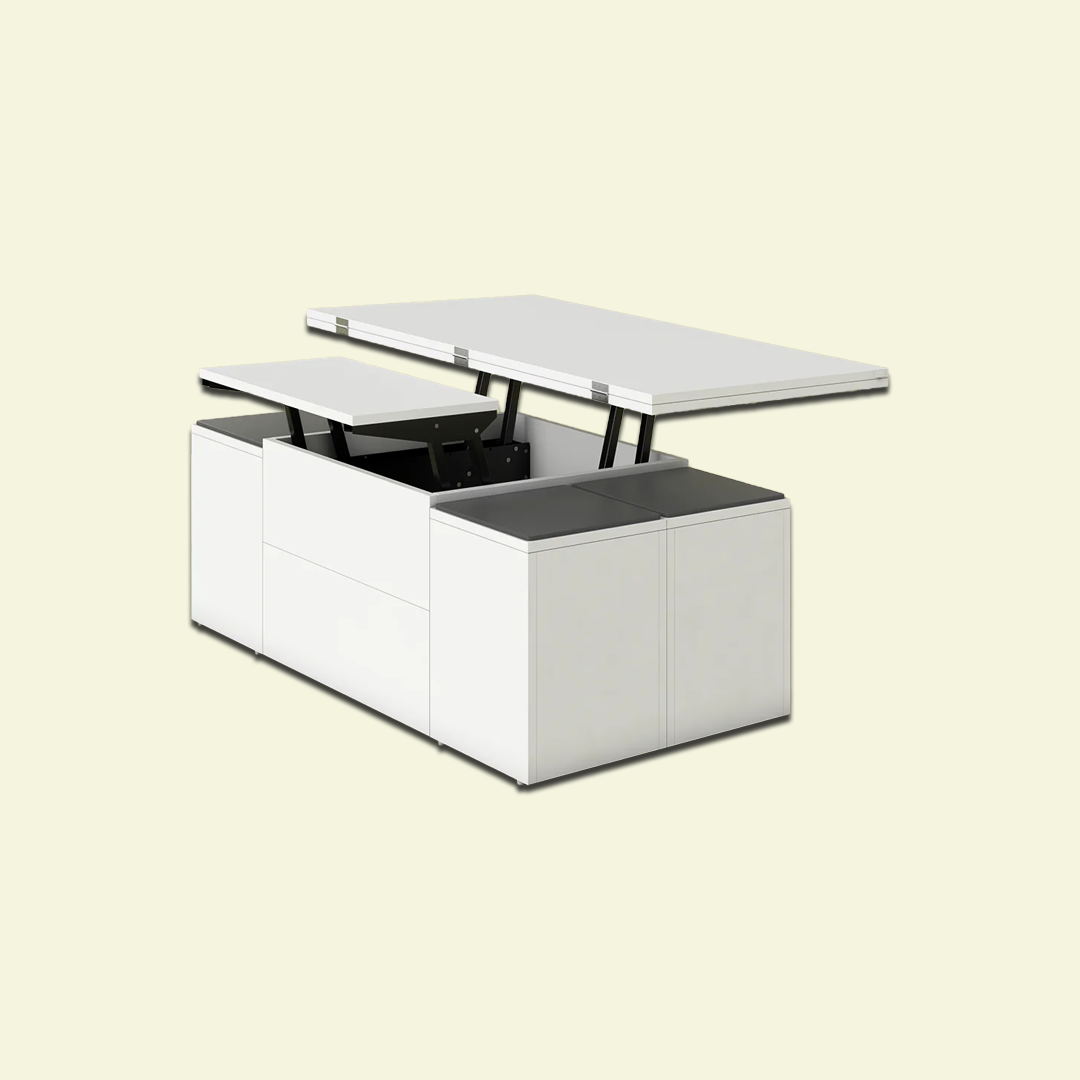 Junco Convertible Coffee Table + Dining Table