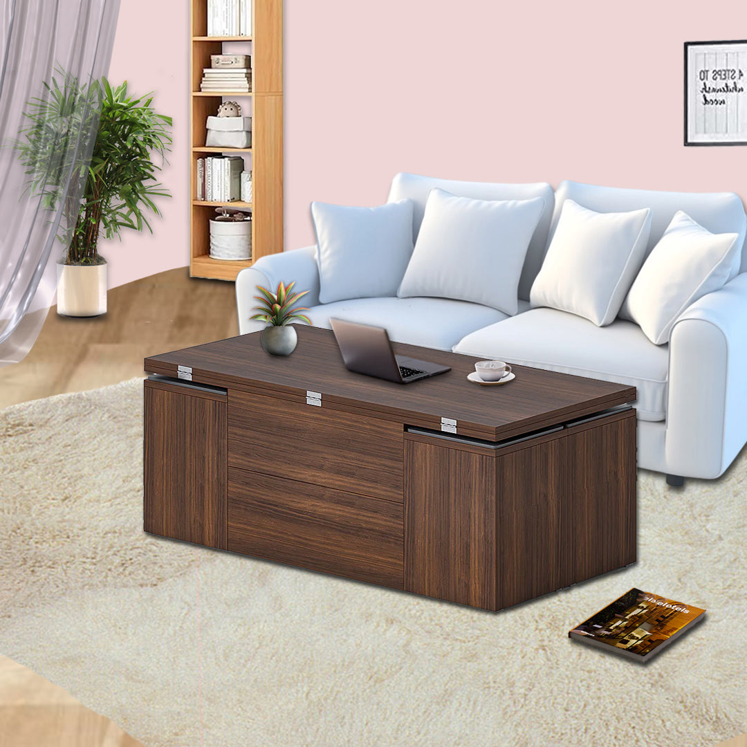 Junco Convertible Coffee Table + Dining Table
