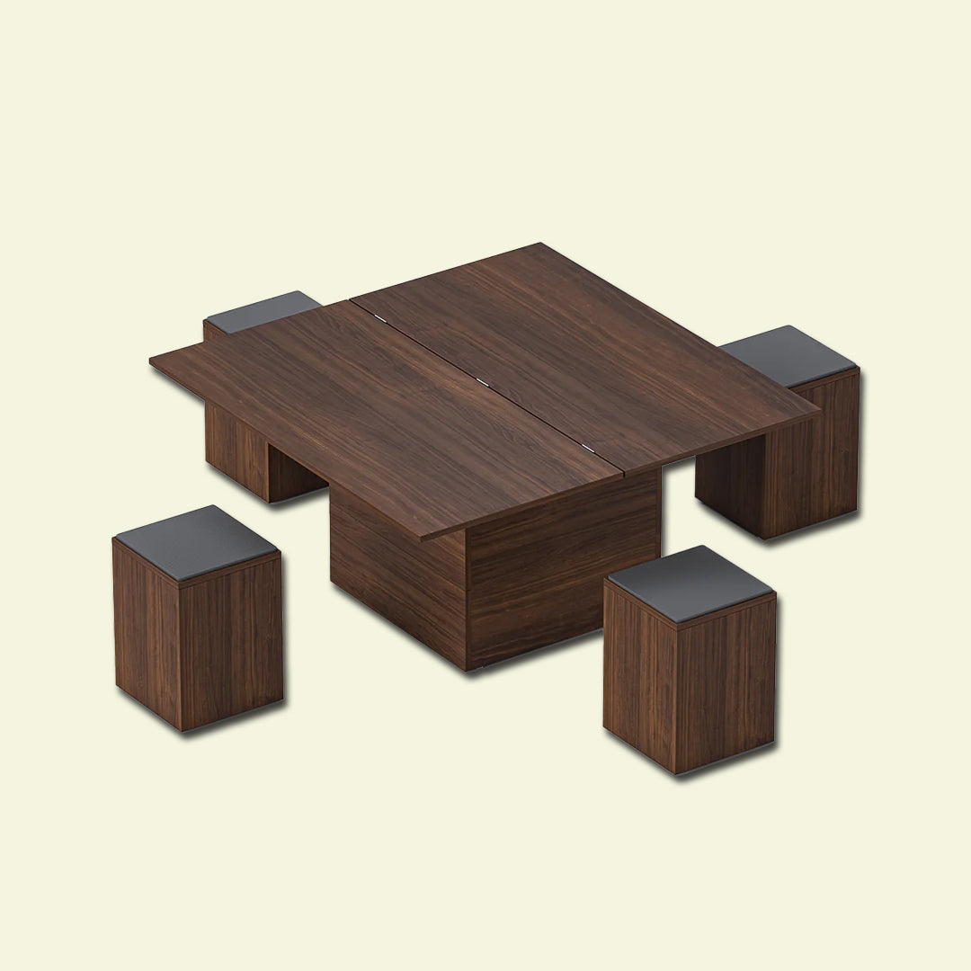 Junco Convertible Coffee Table + Dining Table