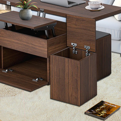 Junco Convertible Coffee Table + Dining Table